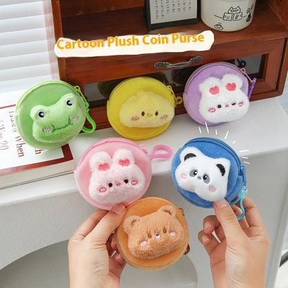 Cute Cartoon Plush Wallet Can Be Stored
