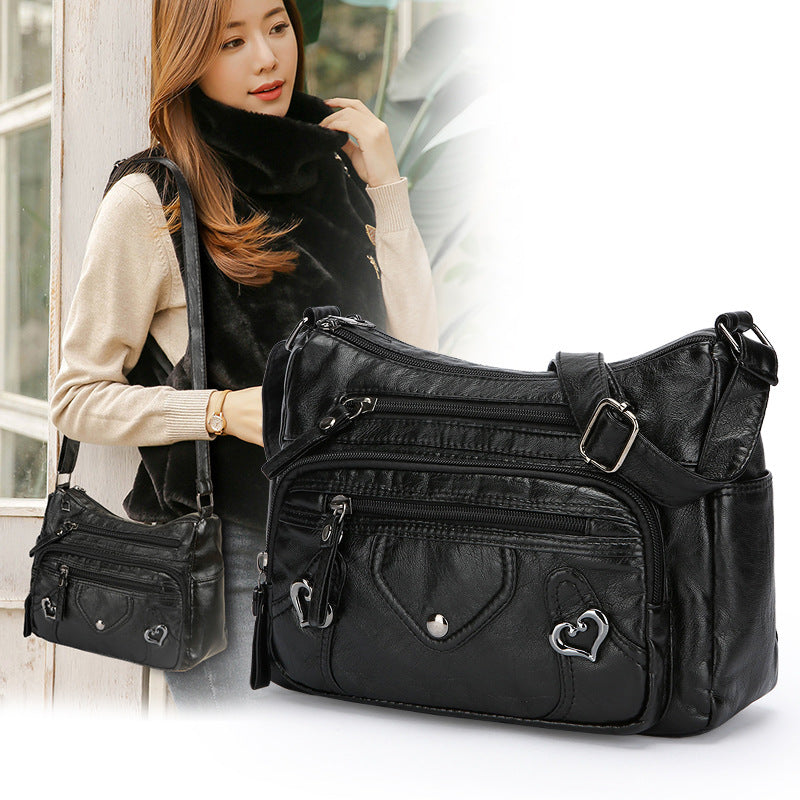 Versatile High-end Crossbody Bag With A Spacious Multi-layer Design