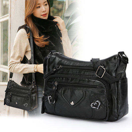 Versatile High-end Crossbody Bag With A Spacious Multi-layer Design