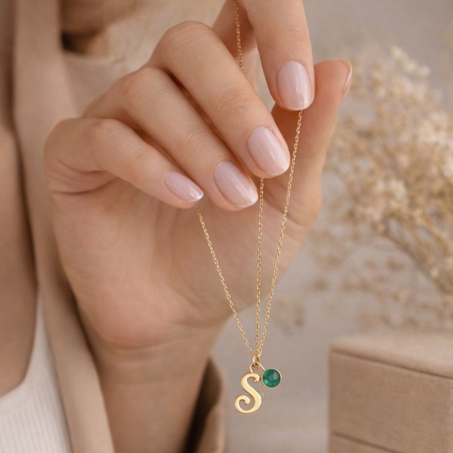 Minimalist Multicolor Stone Bracelet – Silver Color Chain, Everyday Gift Jewelry