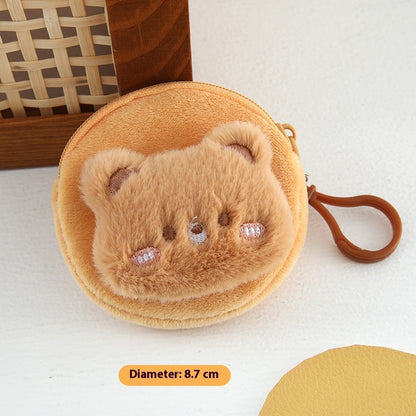Cute Cartoon Plush Wallet Can Be Stored