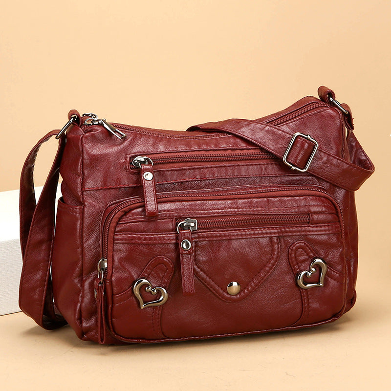 Versatile High-end Crossbody Bag With A Spacious Multi-layer Design