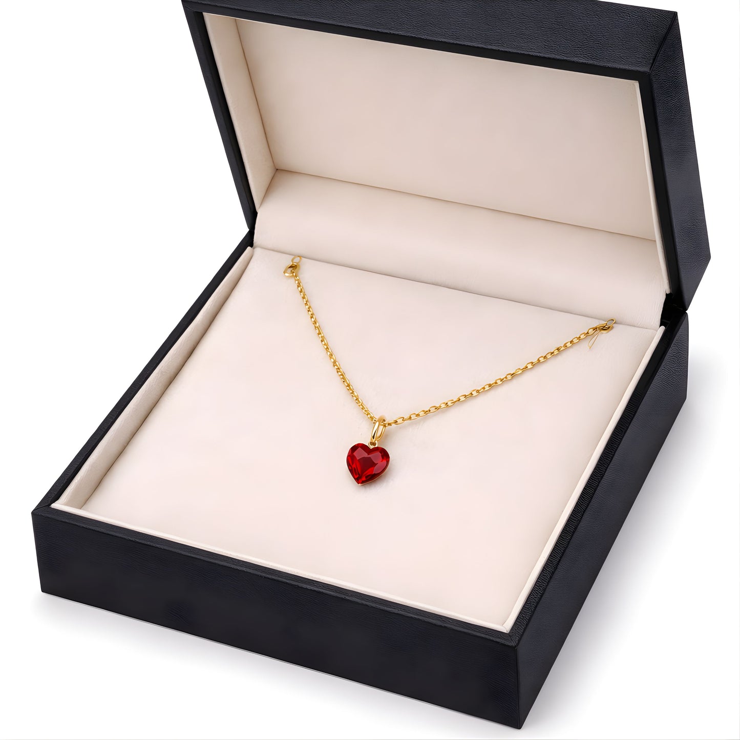 Minimal Gold Heart Pendant Necklace