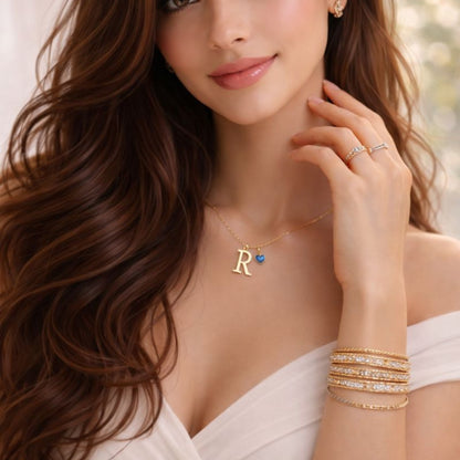 Minimalist Multicolor Stone Bracelet – Silver Color Chain, Everyday Gift Jewelry