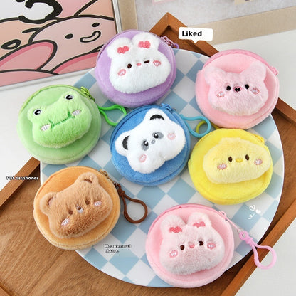 Cute Cartoon Plush Wallet Can Be Stored