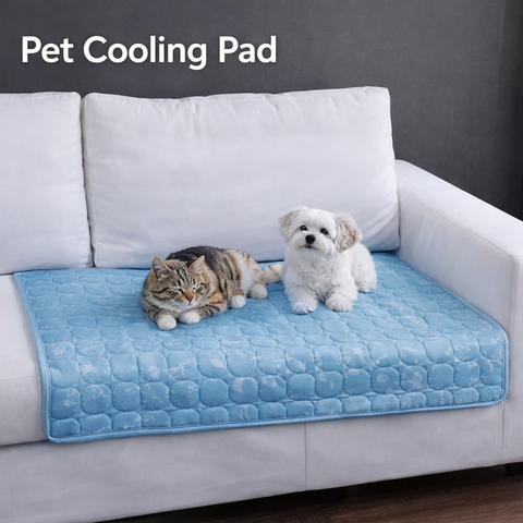 Cooling Pet Mat for Dogs & Cats | Summer Heat Relief Pad | Self-Cooling & Portable