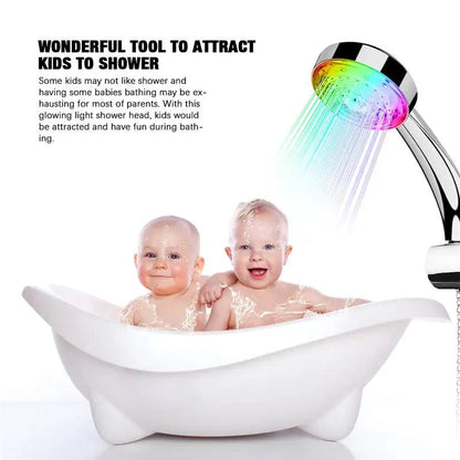 Light Up LED Head Shower