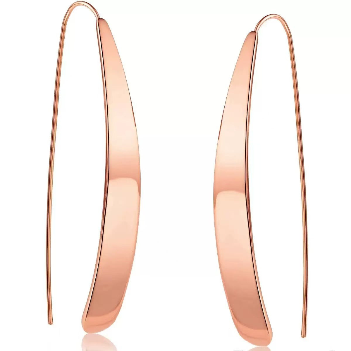 Minimalist Geometric Stainless Steel Ear Hooks