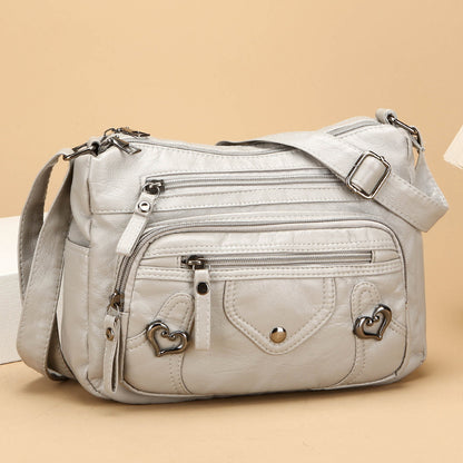 Versatile High-end Crossbody Bag With A Spacious Multi-layer Design