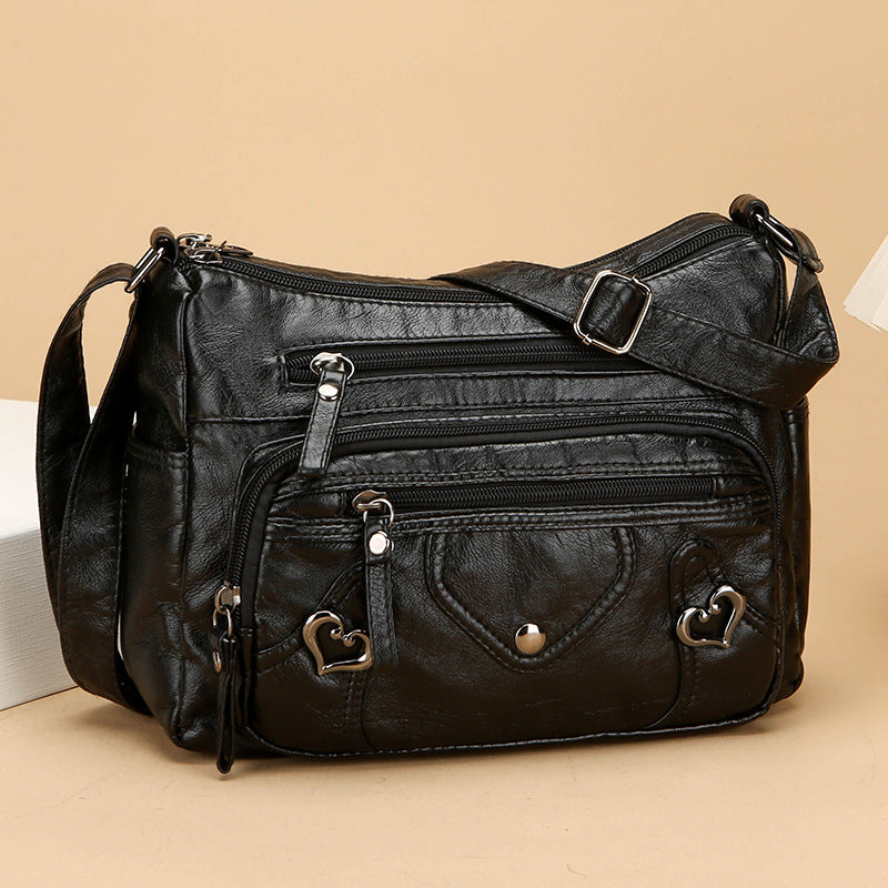 Versatile High-end Crossbody Bag With A Spacious Multi-layer Design